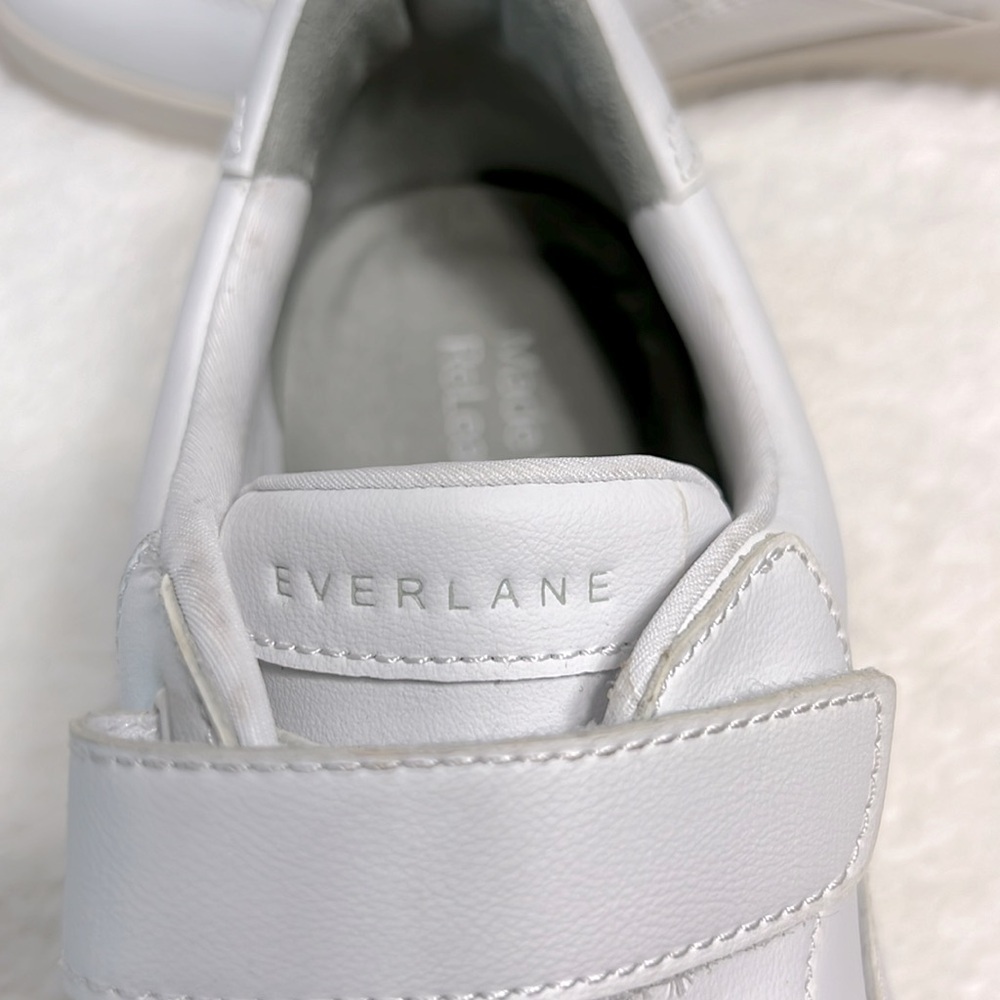 Everlane ReLeather Court Sneaker Velcro size F11 M9 - Picture 5 of 14